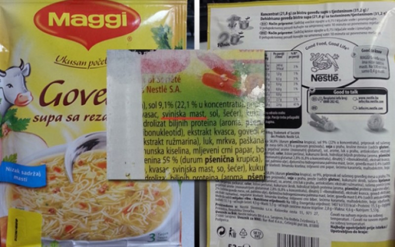 Saopćenje za javnost o “Maggi goveđoj supi sa rezancima”